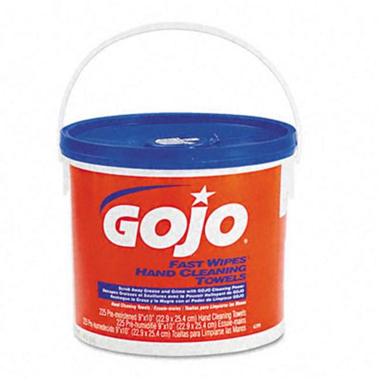 Gojo FAST WIPES Hand Cleaning Towels Cloth 9 x 10 White 225/Bucket
