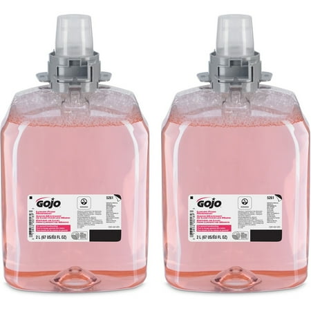 Gojo FMX-20 Luxury Foam Soap, Translucent Pink, 2 / Carton (Quantity)