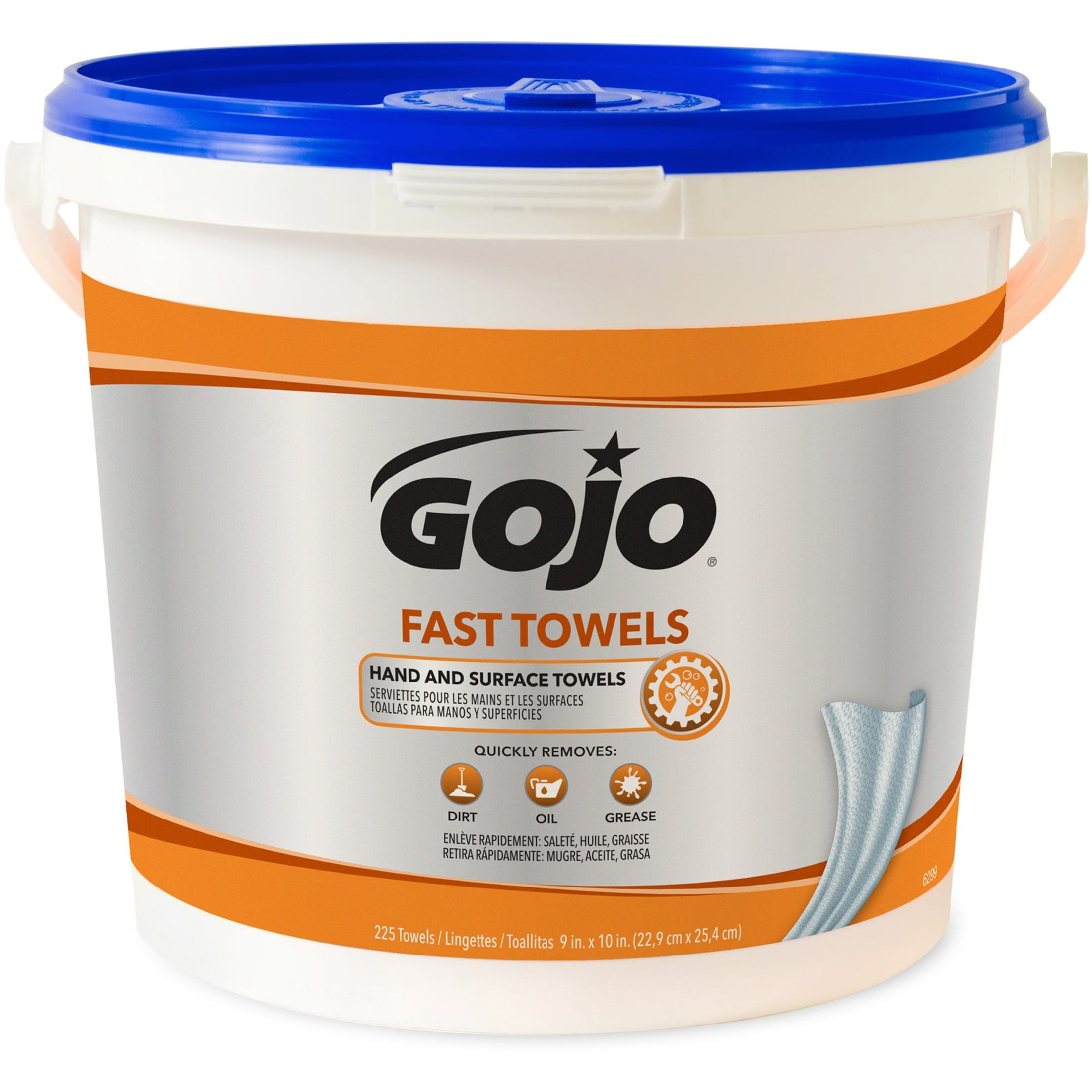 Gojo Fast Towels Hand/Surface Cleaner - 9 Gojo Fast Towels Hand/Surface Cleaner - 9