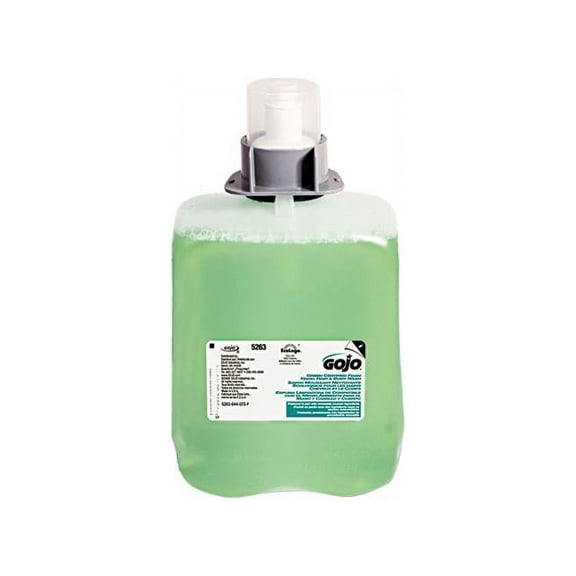 GOJO Green Certified Foam Hair and Body Wash, Cucumber Melon, 2000 mL Refill, 2/Carton -GOJ526302