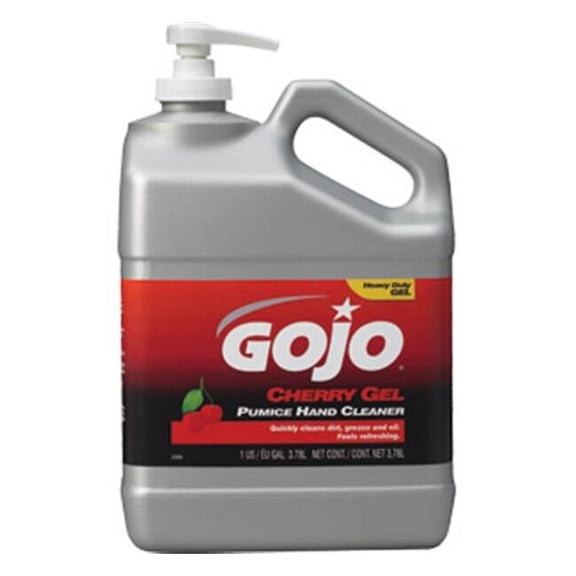 Gojo Cherry Gel Pumice Hand Cleaner, 1 gal Pump Bottle, 1/Each
