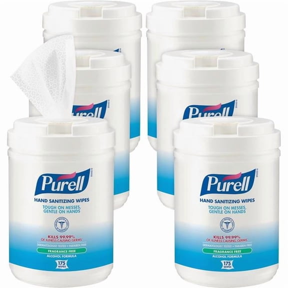 Gojo Industries Purell Alcohol Hand Sanitizing Wipes