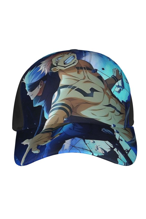 Gojo Jujutsu Kaisen Baseball Cap Adjustable Snapback Hat Hip Hop Dad Caps Men Women