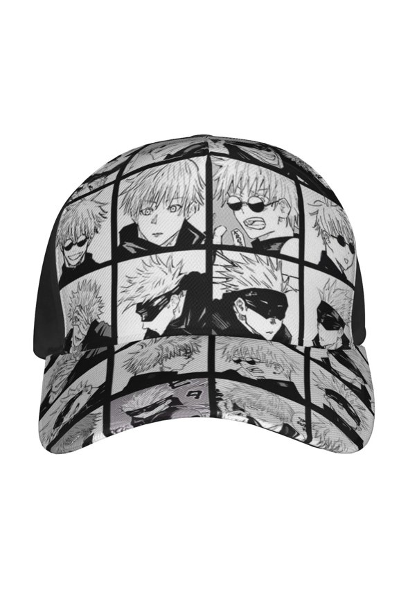 Gojo Jujutsu Kaisen Baseball Cap Adjustable Snapback Hat Hip Hop Dad Caps Men Women