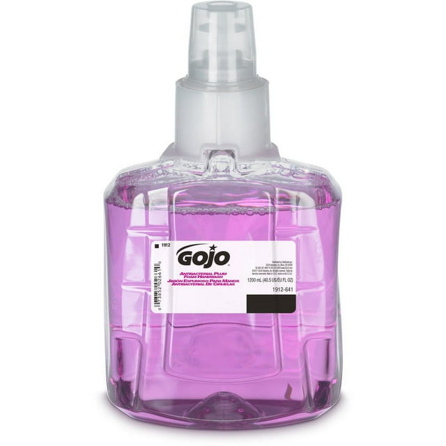 Gojo; LTX12 Dispenser Plum Antibacterial Hand Soap Plum Scent 40.6 fl oz (1200 mL) Pump