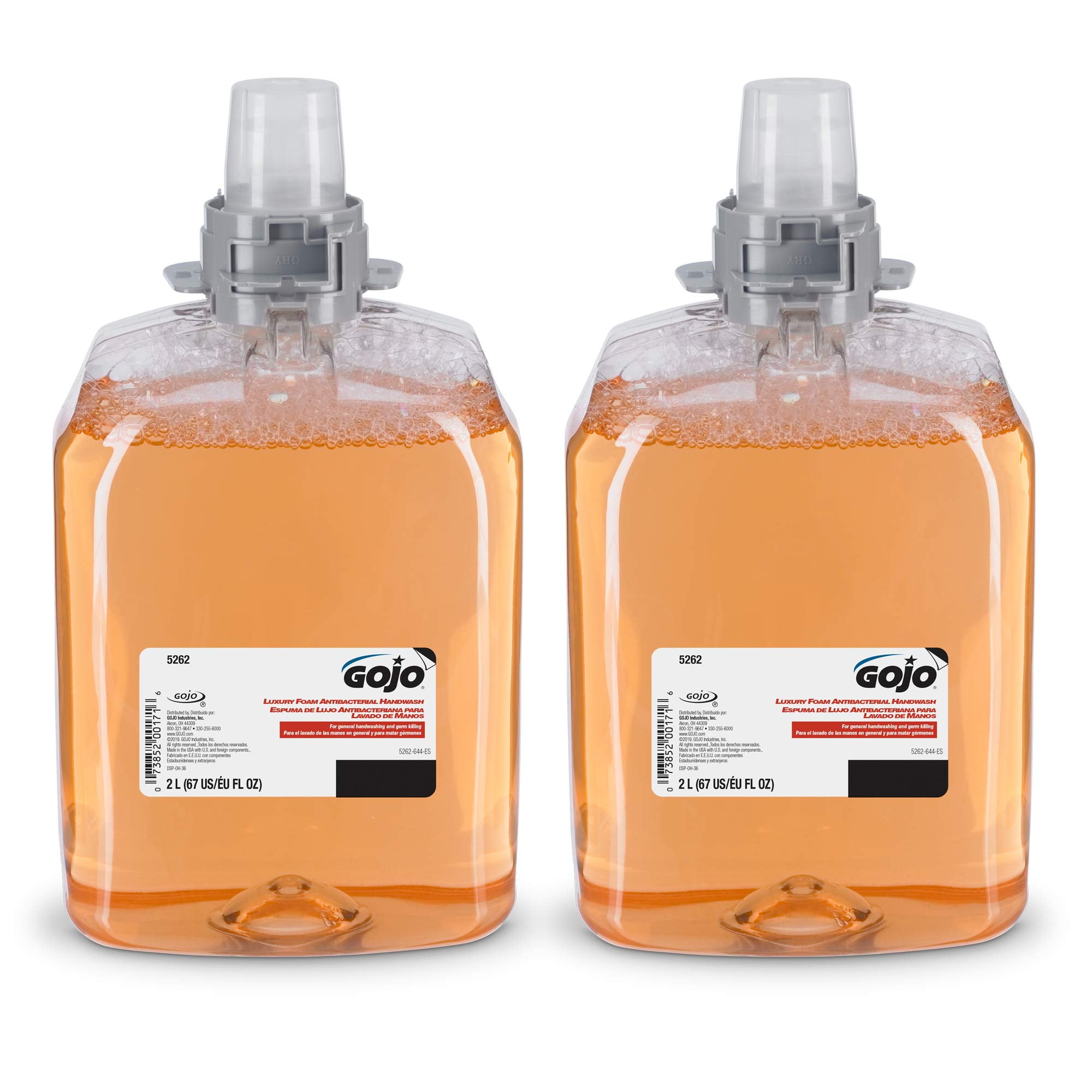 Gojo Luxury Foam Antibacterial Handwash, Fresh Fruit Fragrance, 2000 Ml