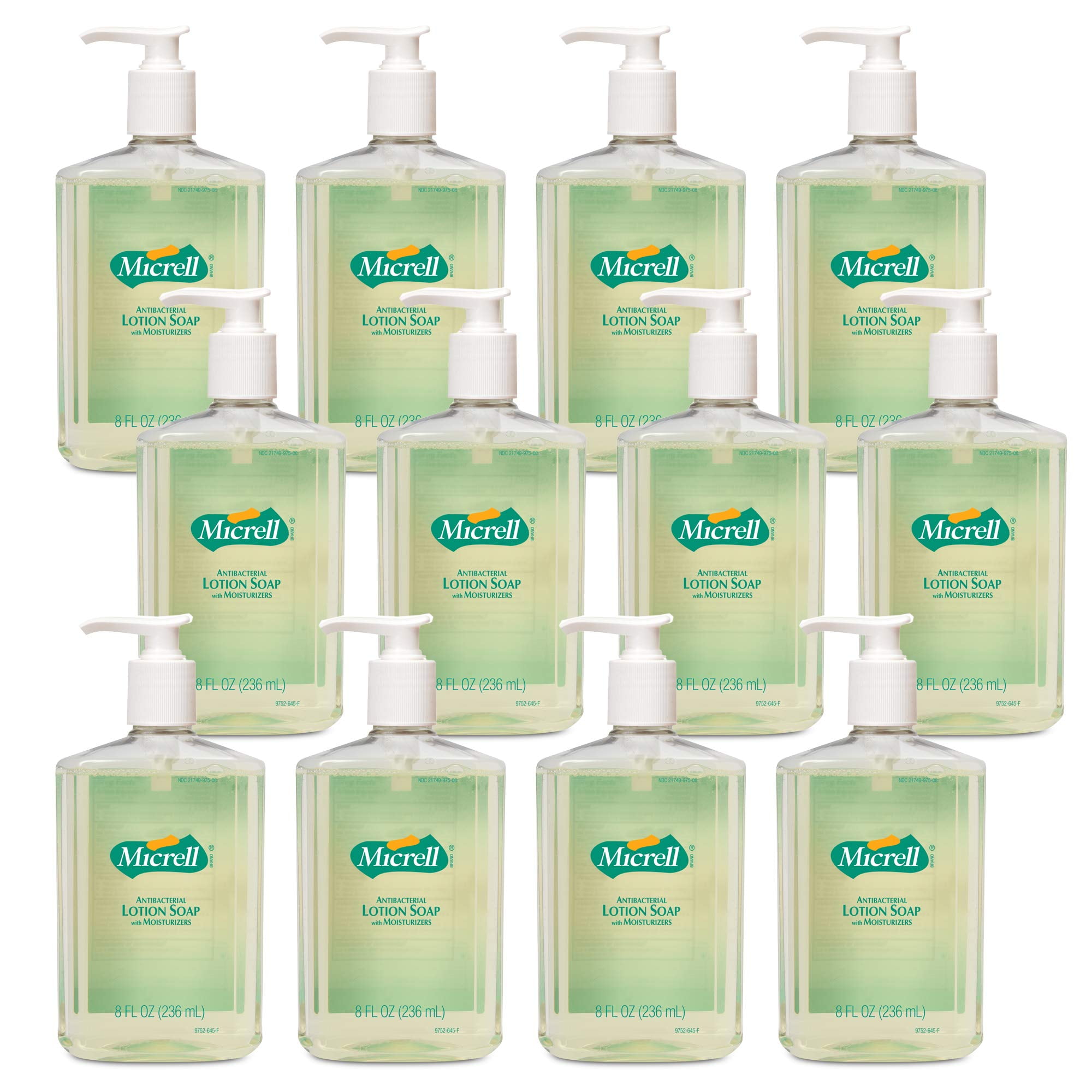 Gojo Micrell Antibacterial Lotion Soap Light Citrus Scent 8 Fl Oz
