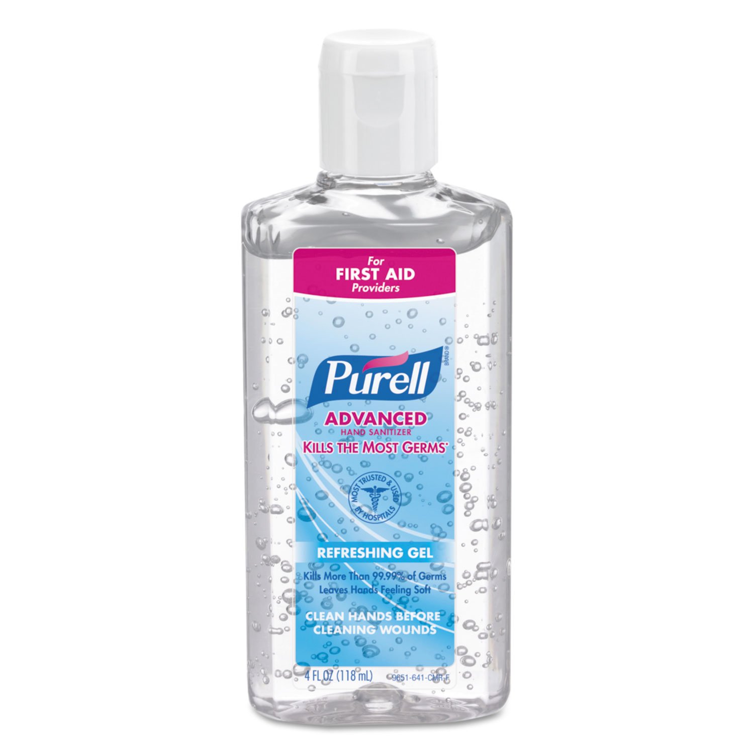 Gojo Purell Advanced Instant Hand Sanitizer Bottle With Flip-Cap, Original 4 oz.
