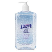 Gojo Purell Hand Sanitizer 20 oz. Pump Bottle (Pack of 3)