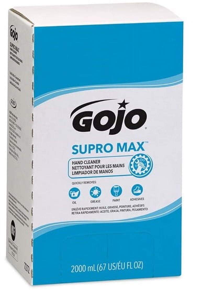 Gojo SUPRO MAX Hand Cleaner, Citrus Scent, 2000 mL Heavy Duty Hand Cleaner Refill PRO