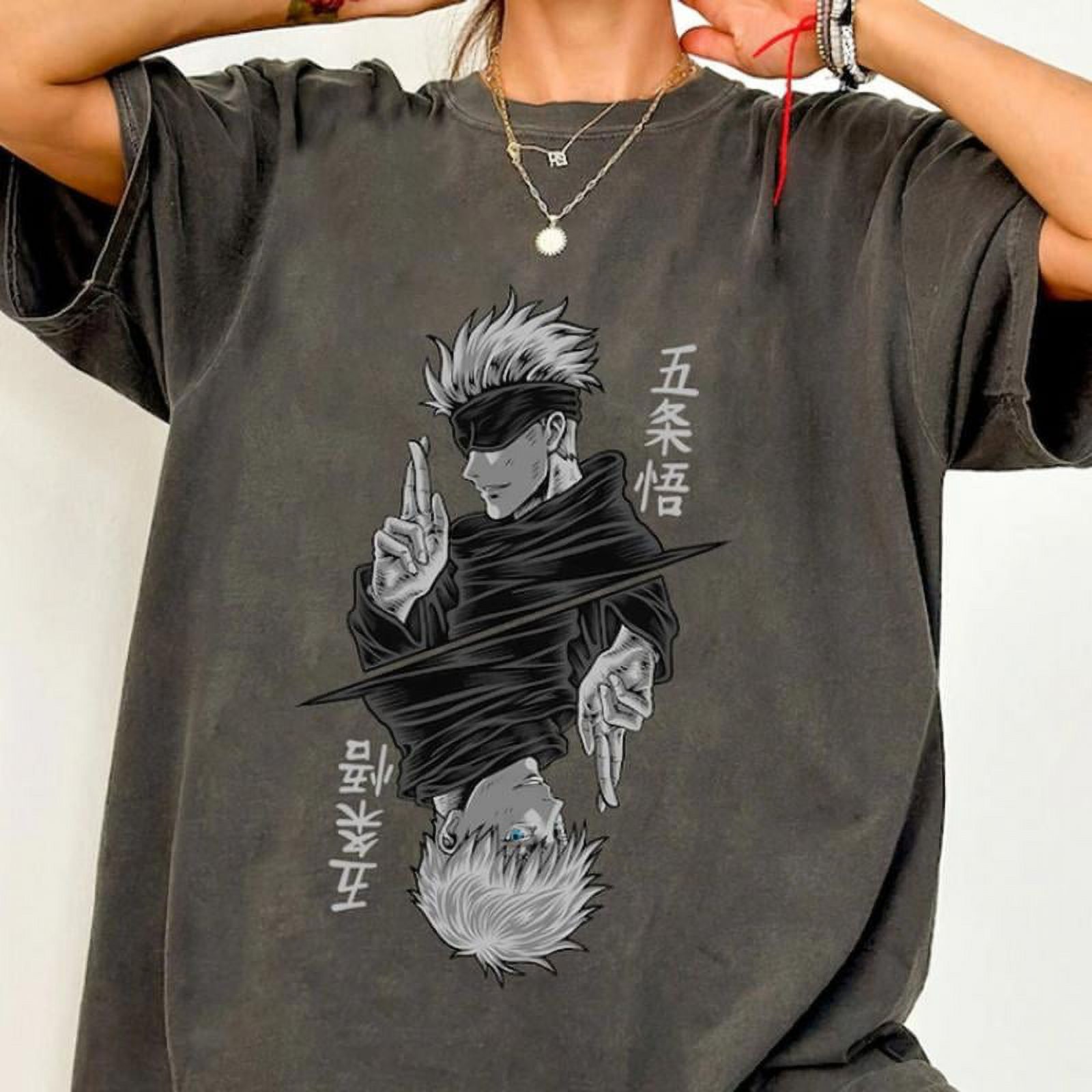 Gojo Satoru Jujutsu Kaisen Anime, Gojo Badass JJK Anime Unisex Comfort ...