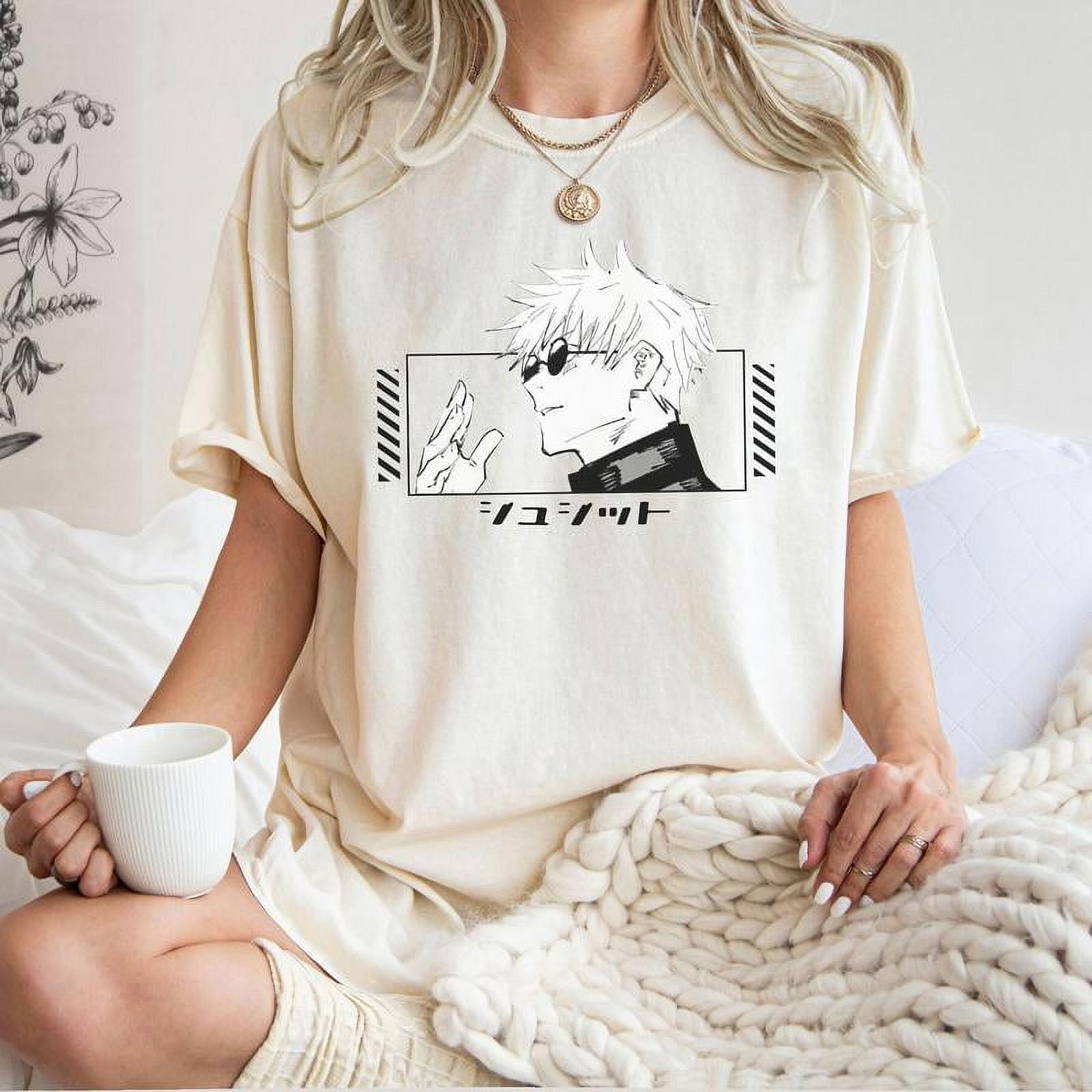 Gojo Satoru No Kaisen Gojo Satoru Anime Anime Icon Unisex Comfort Tee T ...