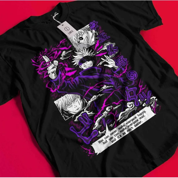 Gojo Satoru T-Shirt Geto Suguru Shirt Jujutsu Kaisen Tshirt Toji Tee Sukuna Toji