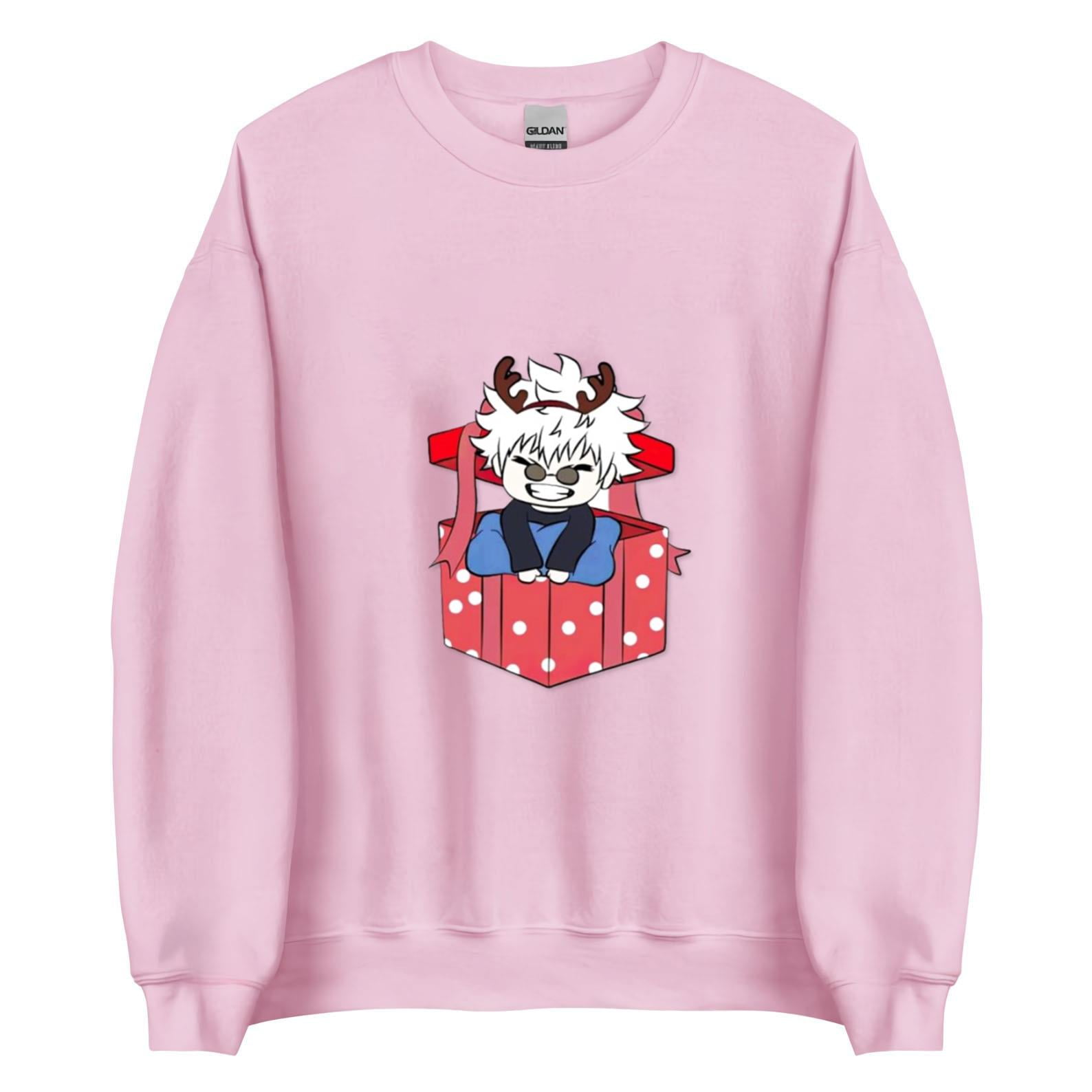Gojo Satoru gift box Jujutsu Kaisen anime Christmas shirt-removebg ...