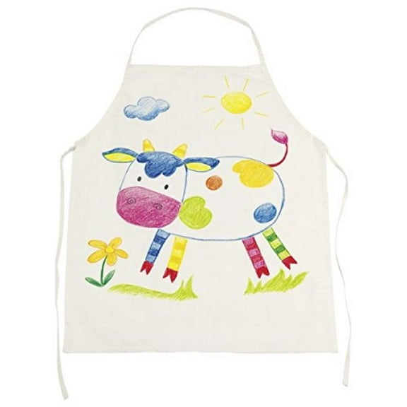 Goki Cooking Apron Unpainted Drawing Set