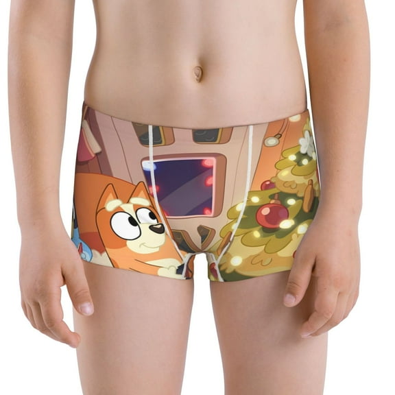 Gokiu Bluey Boys' and Toddler Underwear Comfort Flex Waistband Boxer Briefs