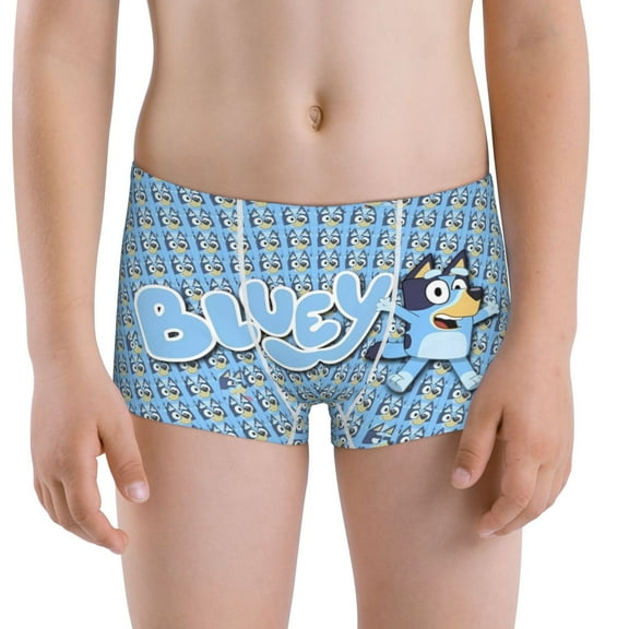 Gokiu Bluey Boys' and Toddler Underwear Comfort Flex Waistband Boxer Briefs