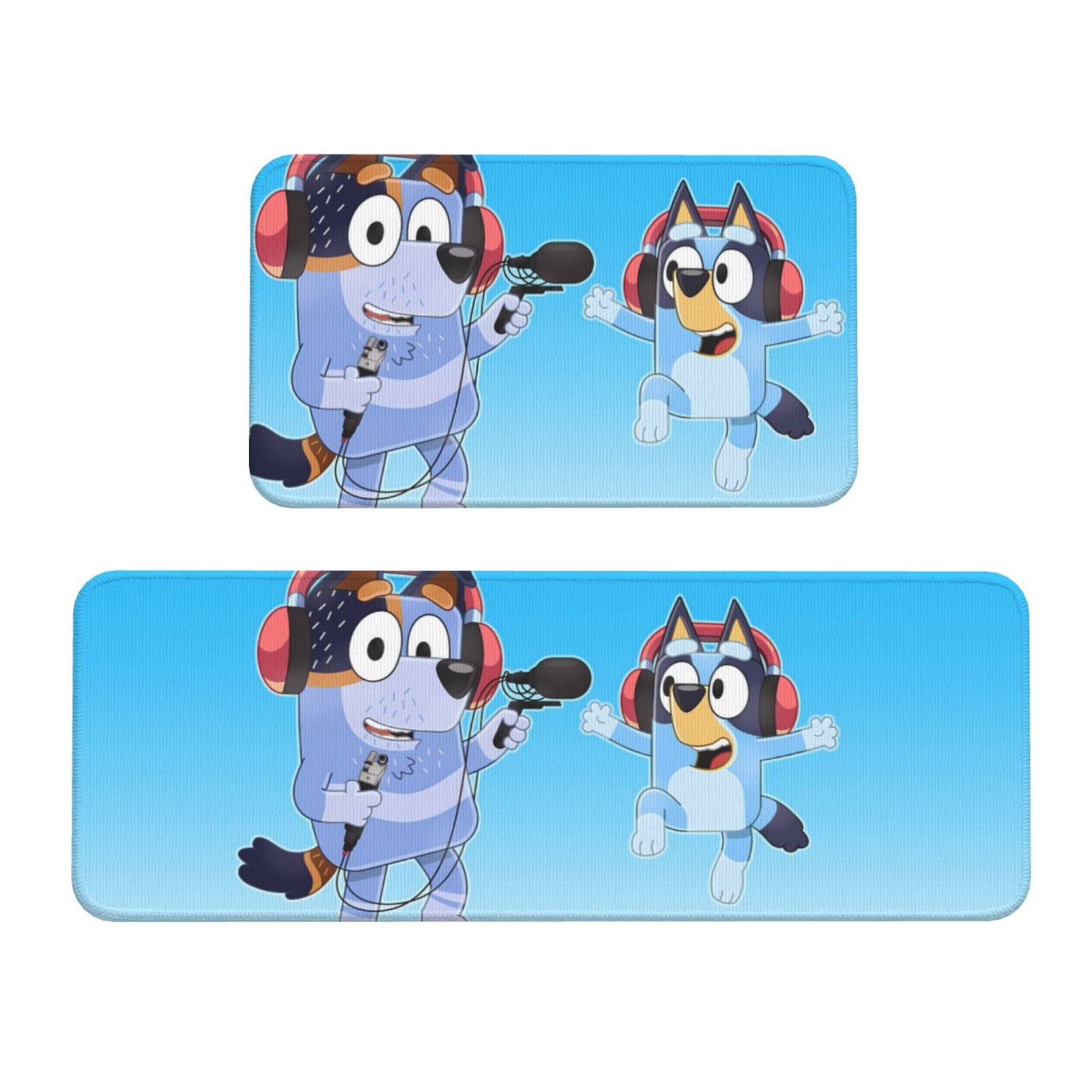 Gokiu Bluey Kitchen Mat 2PCS Kitchen Rugs, Cushioned Anti Fatigue Non ...
