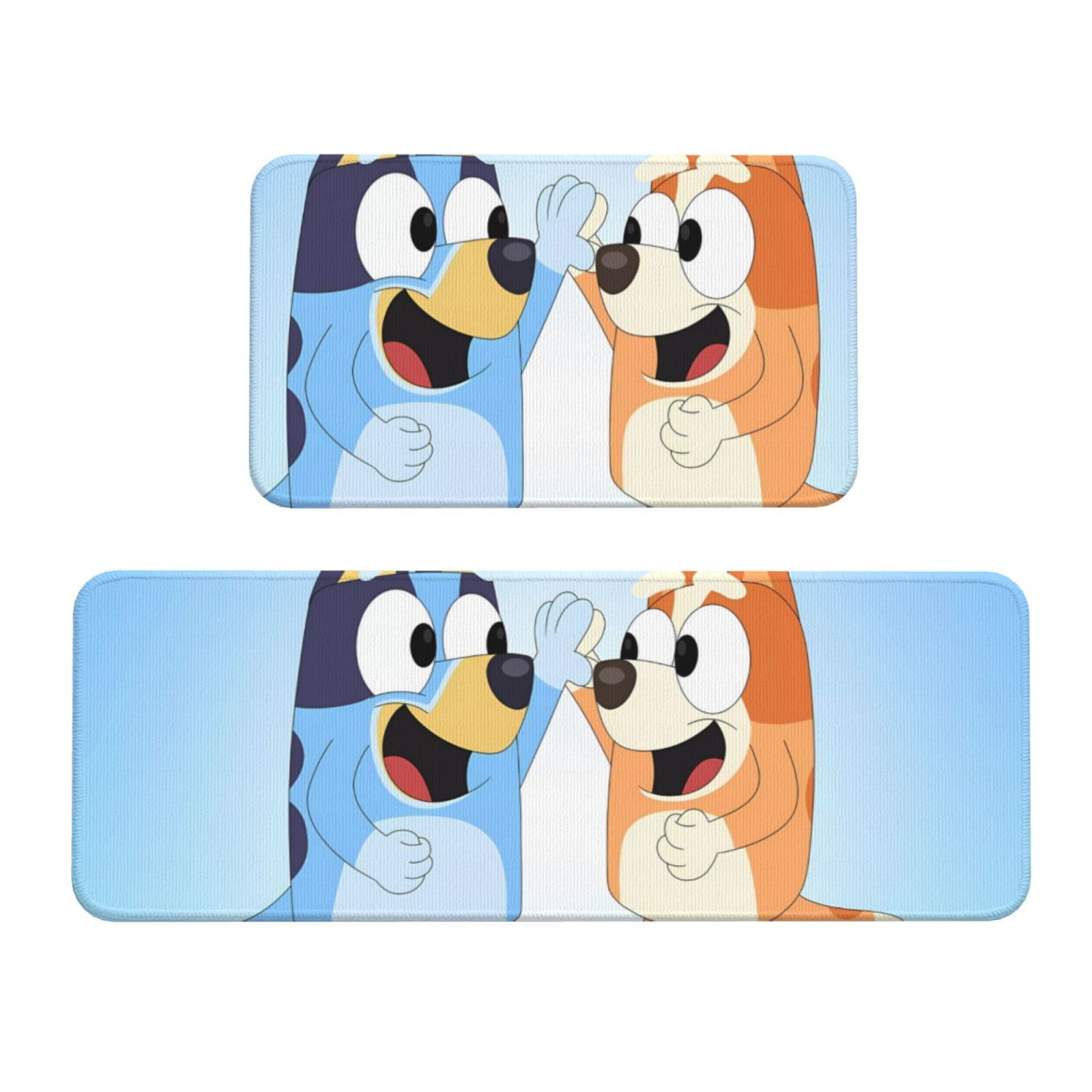 Gokiu Bluey Kitchen Mat 2PCS Kitchen Rugs, Cushioned Anti Fatigue Non ...