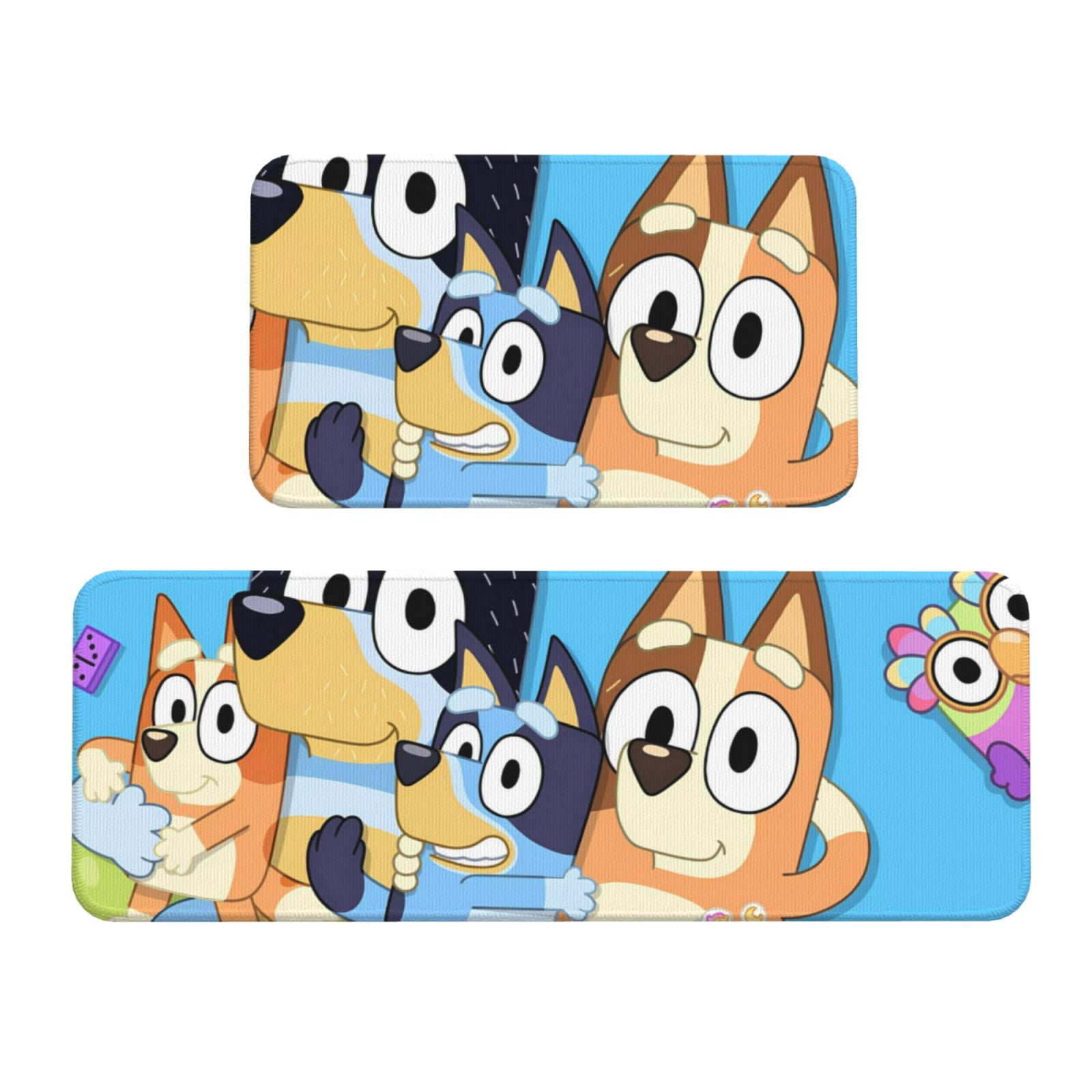 Gokiu Bluey Kitchen Mat 2PCS Kitchen Rugs, Cushioned Anti Fatigue Non ...