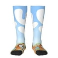 thumbnail image 1 of Gokiu Bluey Womens Athletic Knee High Socks Outdoor Sport Socks Casual Tube Socks, 1 of 7