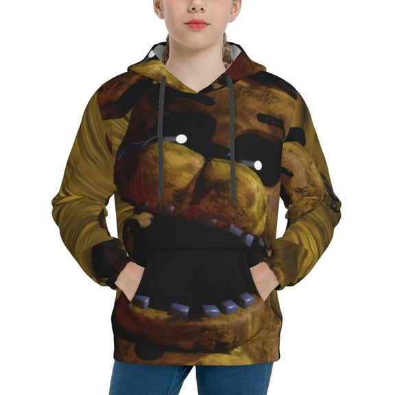 Gokiu Five Nights At Freddy'S Kid Hoodies Boys Sweatshirts Girls Pullover with Pocket