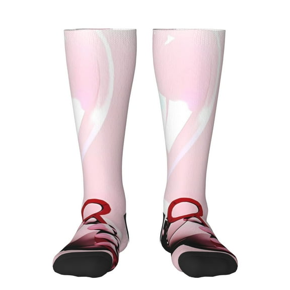 Gokiu Five Nights At Freddy'S Womens Athletic Knee High Socks Outdoor Sport Socks Casual Tube Socks