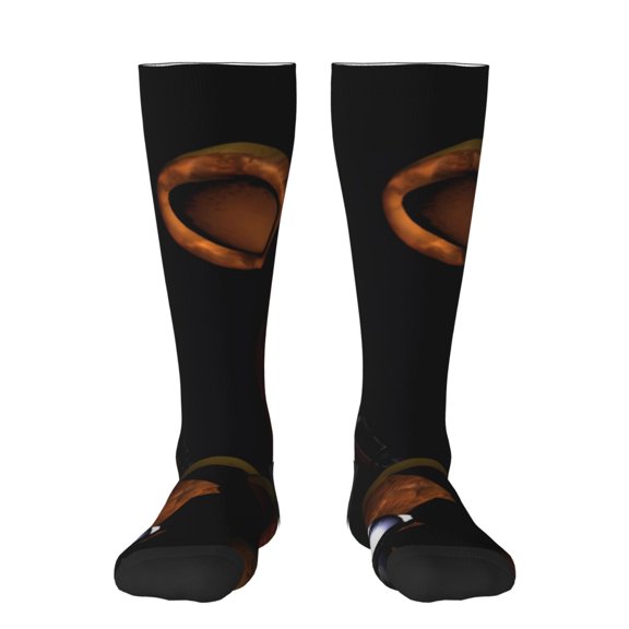 Gokiu Five Nights At Freddy'S Womens Athletic Knee High Socks Outdoor Sport Socks Casual Tube Socks