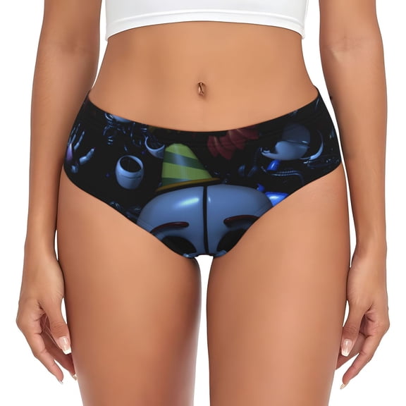 Gokiu Five Nights At Freddy'S Womens Underwear Soft Briefs Ladies Breathable Panties Sexy Lingerie