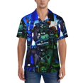 thumbnail image 1 of Gokiu Five Nights At Freddy'S for Hawaiian Shirt for Men Casual Button Down Beach Shirt with Pocket, 1 of 8