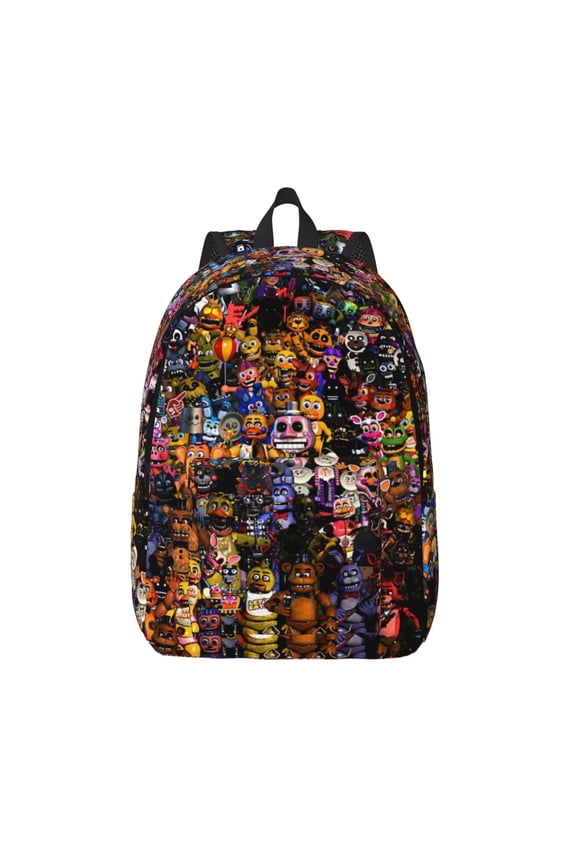 Five Nights At Freddy'S Backpack Large Capacity Casual School Backpack Carry-On Travel College Backpack Computer Backpack for School, Work and Travel