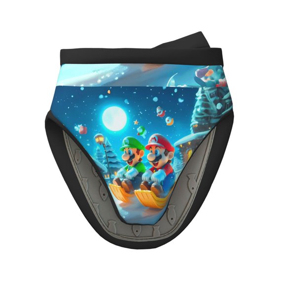 Gokiu Mario Mini Oven Mitts Silicone Little Kitchen Gloves Heat Resistant Non-Slip Grip Surfaces and Hanging Loop for Kitchen, Barbecue, Cooking, Baking