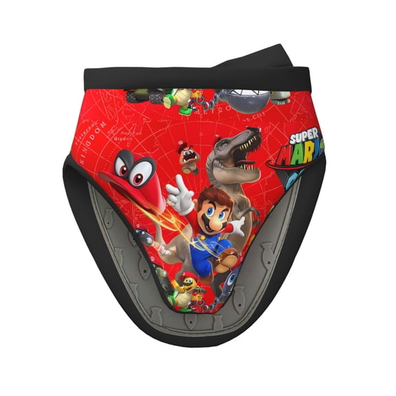 Gokiu Mario Mini Oven Mitts Silicone Little Kitchen Gloves Heat Resistant Non-Slip Grip Surfaces and Hanging Loop for Kitchen, Barbecue, Cooking, Baking