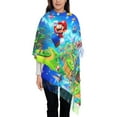 thumbnail image 1 of Gokiu Mario Women's Scarf Pashmina Shawls and Wraps for Wedding Evening Party Warm Long Scarves, 1 of 7