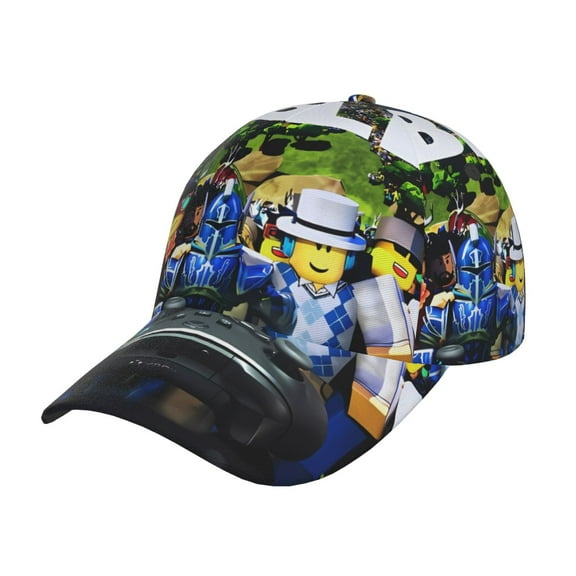 Gokiu Roblox Baseball Cap Adjustable Golf Dad Hat Trucker Hat for Men and Women Curved Brim Snapback Cap