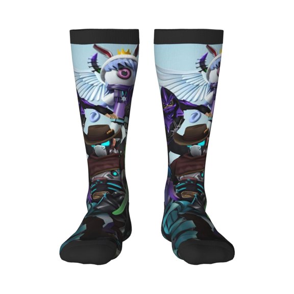 Gokiu Roblox Womens Athletic Knee High Socks Outdoor Sport Socks Casual Tube Socks