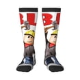 thumbnail image 1 of Gokiu Roblox Womens Athletic Knee High Socks Outdoor Sport Socks Casual Tube Socks, 1 of 7