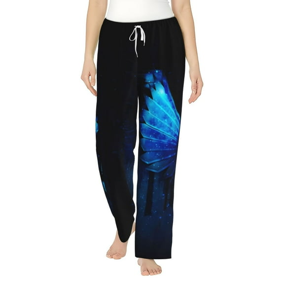 Gokiu Roblox Womens Pajama Pants Lounge Pants Women Drawstring Wide Leg Casual Pants with Pockets