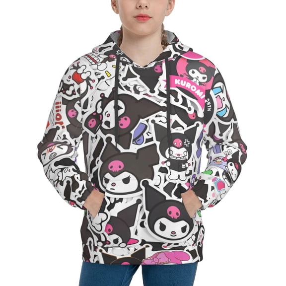 Gokiu Sanrio Kid Hoodies Boys Sweatshirts Girls Pullover with Pocket