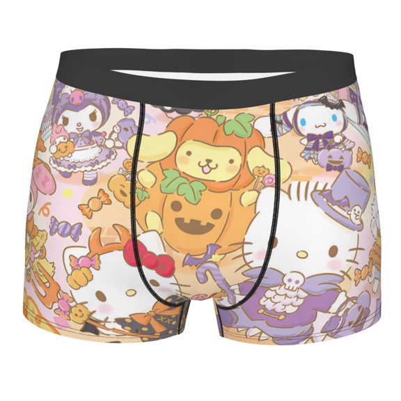 Gokiu Sanrio Mens Underwear Moisture Wicking Boxer Briefs Ultimate Essential