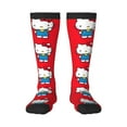 thumbnail image 1 of Gokiu Sanrio Womens Athletic Knee High Socks Outdoor Sport Socks Casual Tube Socks, 1 of 7
