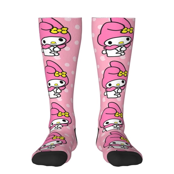 Gokiu Sanrio Womens Athletic Knee High Socks Outdoor Sport Socks Casual Tube Socks