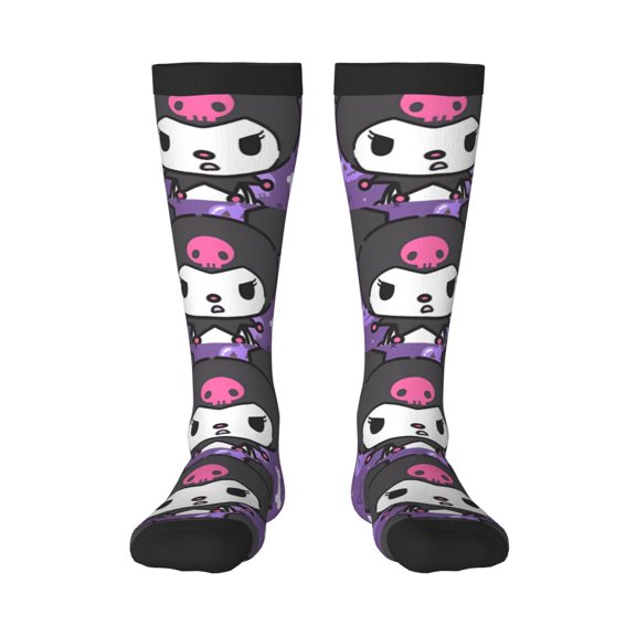 Gokiu Sanrio Womens Athletic Knee High Socks Outdoor Sport Socks Casual Tube Socks