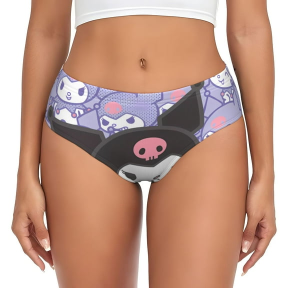 Gokiu Sanrio Womens Underwear Soft Briefs Ladies Breathable Panties Sexy Lingerie