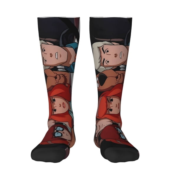 Gokiu Scooby-Doo Womens Athletic Knee High Socks Outdoor Sport Socks Casual Tube Socks
