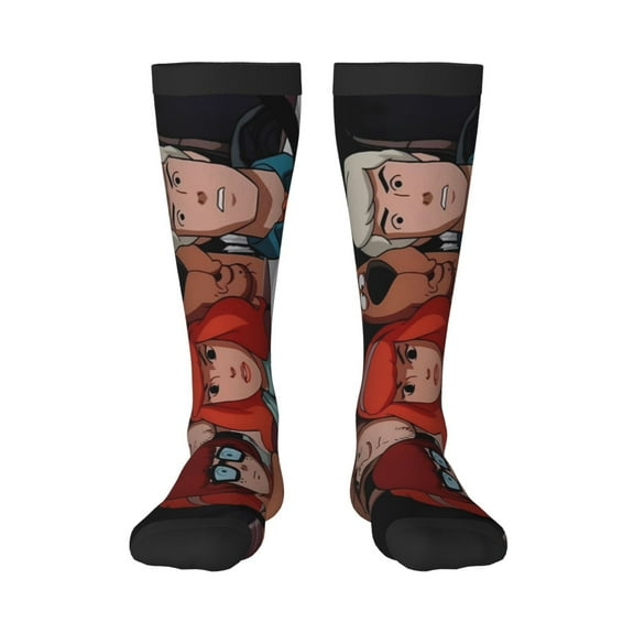 Gokiu Scooby-Doo Womens Athletic Knee High Socks Outdoor Sport Socks Casual Tube Socks