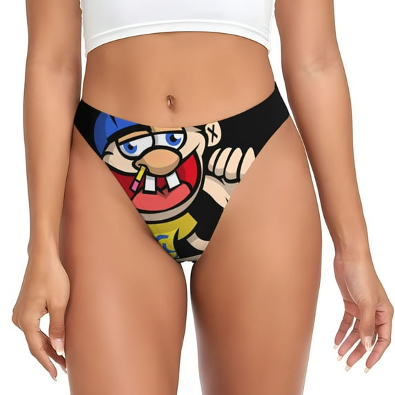 Gokiu Sml Jeffy Seamless Thongs for Women Underwear Sexy No Show Panties Bikini Undies