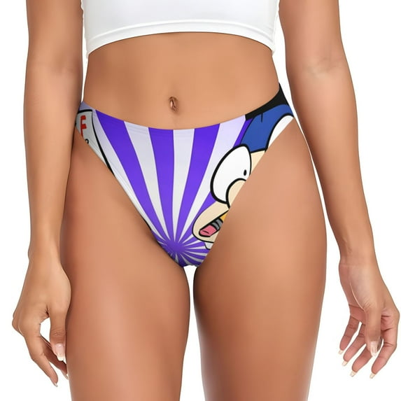 Gokiu Sml Jeffy Seamless Thongs for Women Underwear Sexy No Show Panties Bikini Undies