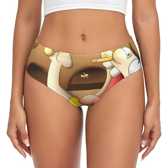 Gokiu Sml Jeffy Womens Underwear Soft Briefs Ladies Breathable Panties Sexy Lingerie