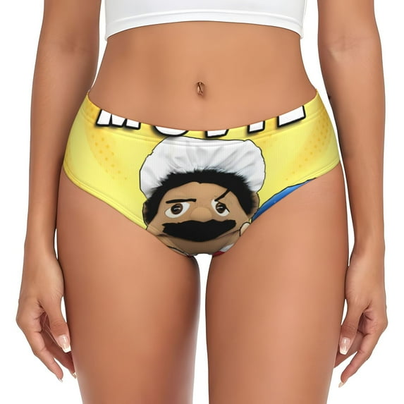 Gokiu Sml Jeffy Womens Underwear Soft Briefs Ladies Breathable Panties Sexy Lingerie